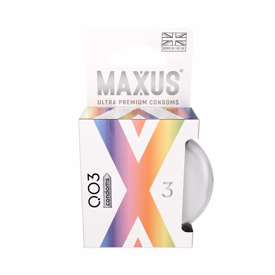 Презервативы Maxus 003, ультра-тонкие, латекс, 3 шт