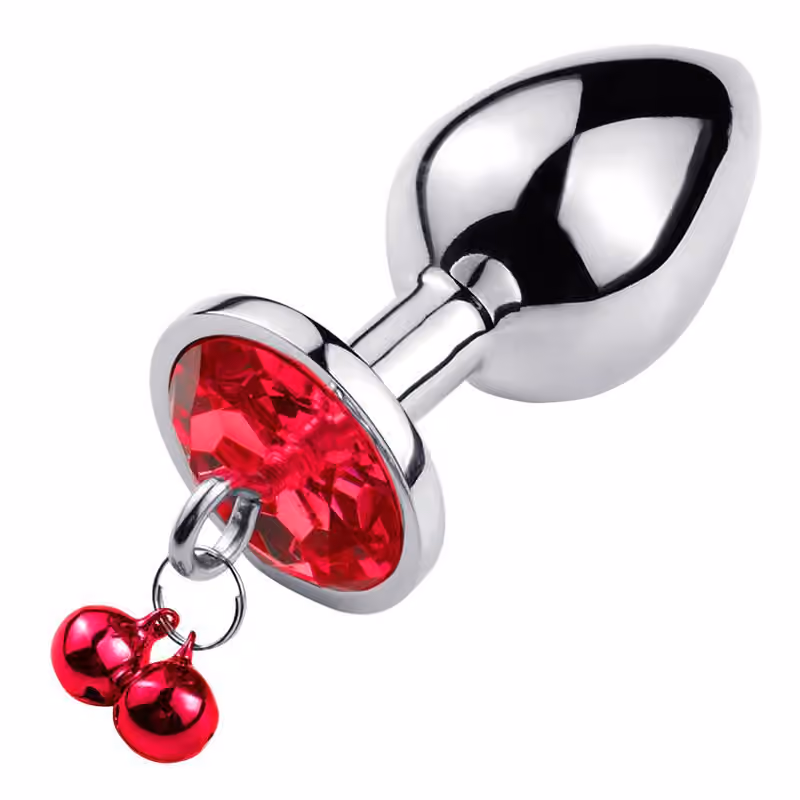 Анальная пробка Butt Plug с колокольчиком 