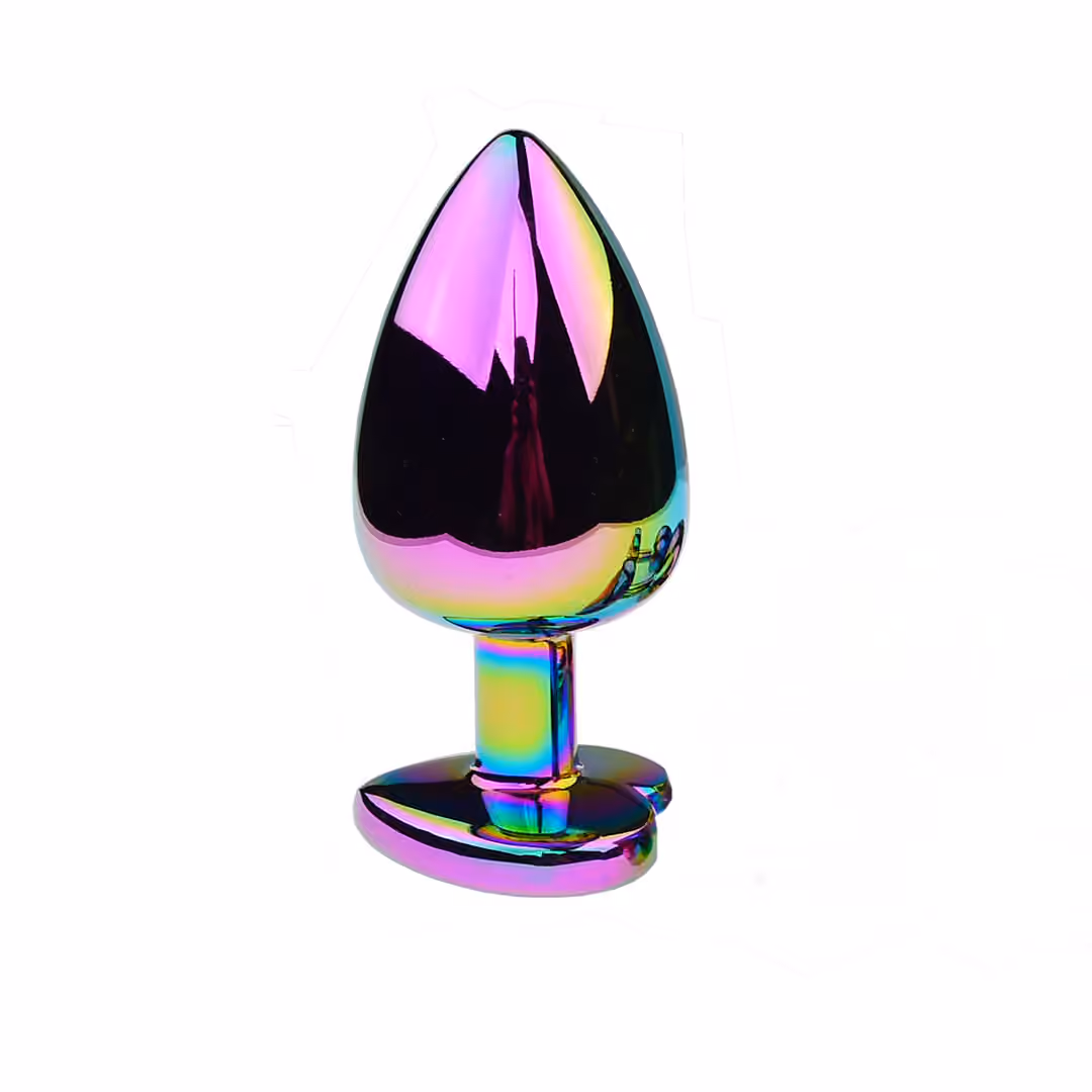 Анальная пробка Colored Heart