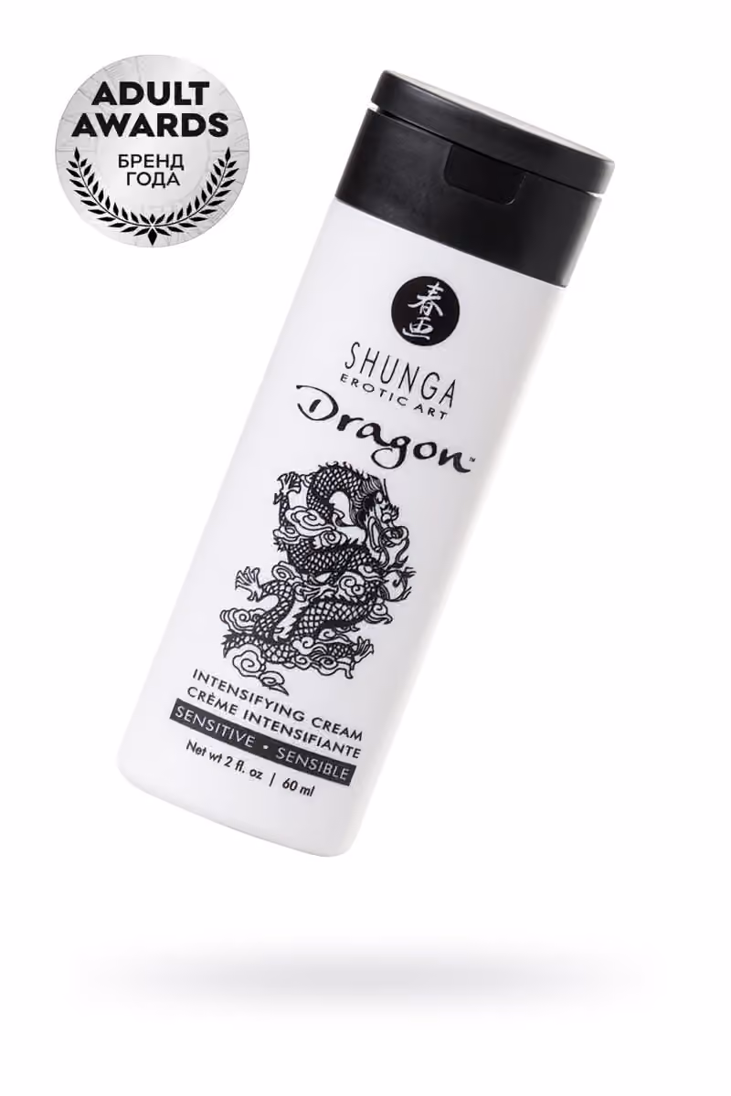 Усиливающий крем для пар Shunga Dragon Sensitive, эффект «ледяного огня», 60 мл