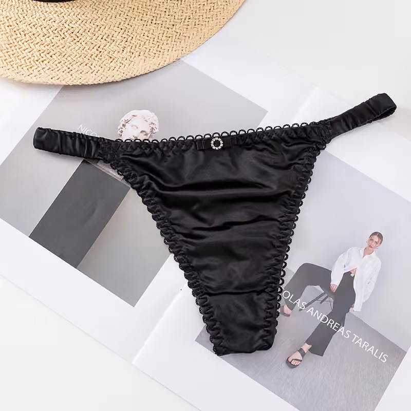 Трусики-стринги Midnight Satin, S-L