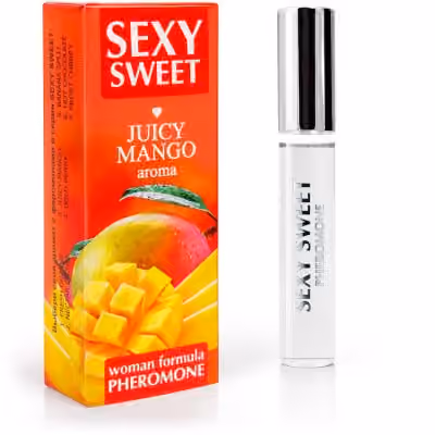Парфюмированное средство для тела SEXY SWEET JUICY MANGO с феромонами, 10 мл