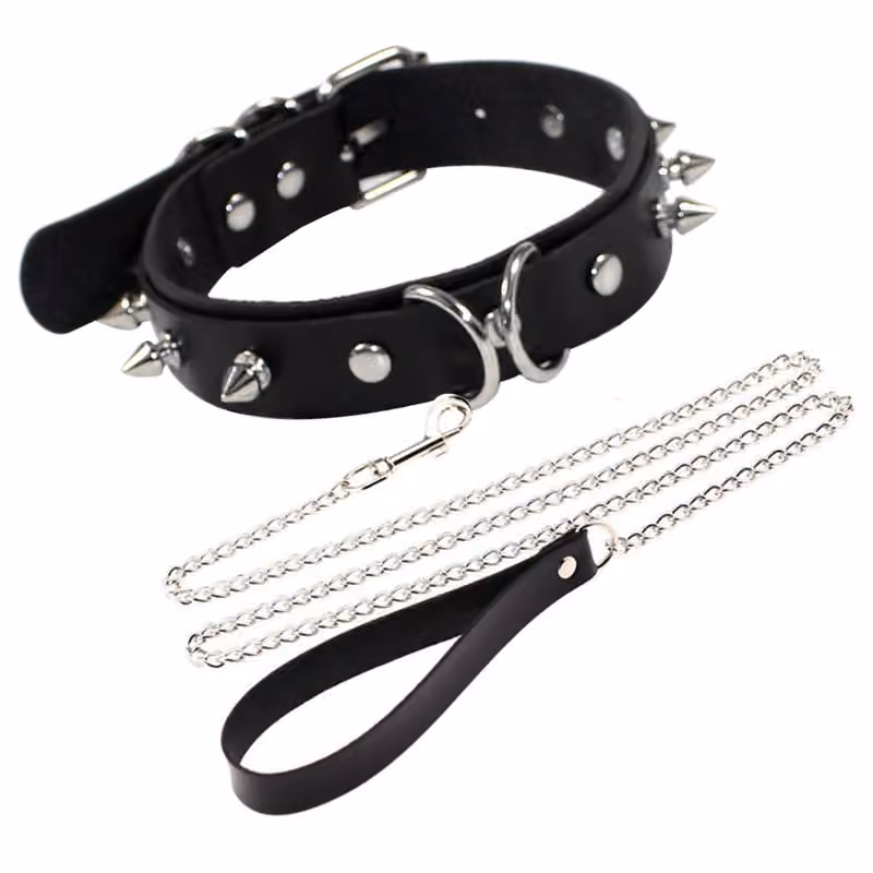 Ошейник с поводком Spike Leash