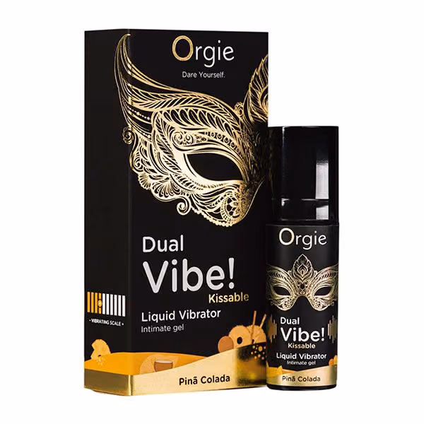 Жидкий вибратор Dual Vibe! Kissable Пина Колада, 15 мл
