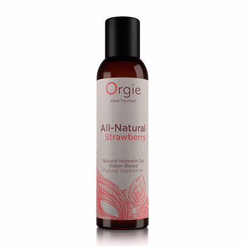 Съедобный лубрикант Orgie All-Natural Strawberry, 150 мл