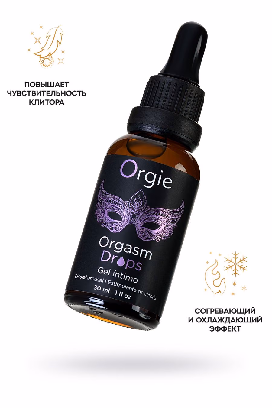 Гель для клитора ORGIE Orgasm Drops с разогревающим эффектом, 30 мл