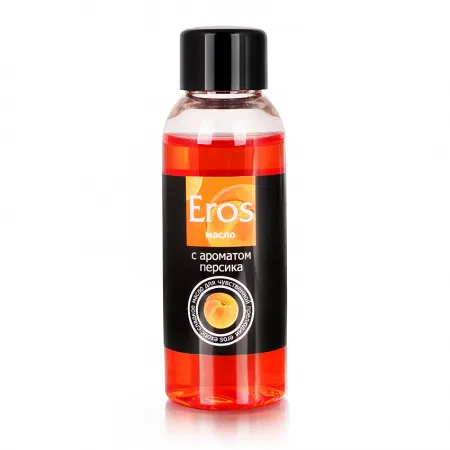 Масло массажное EROS EXOTIC, аромат персика, 50 мл — купить в Уральск