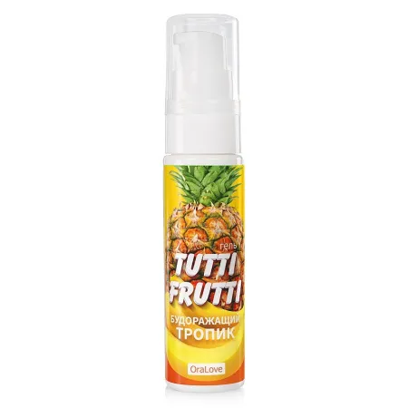 Съедобная смазка Tutti-Frutti Тропик, 30 мл — купить в Уральск