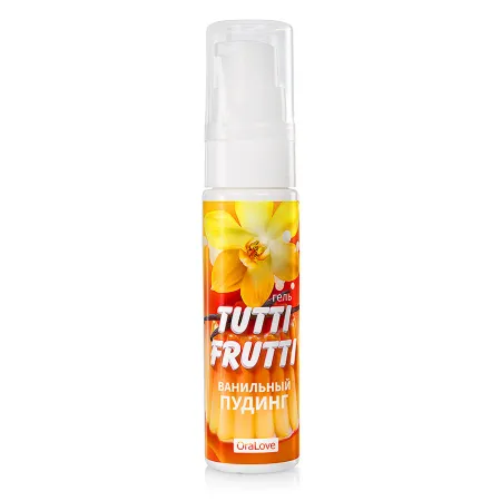Съедобная смазка Tutti-Frutti Ванильный Пудинг, 30 мл — купить в Уральск