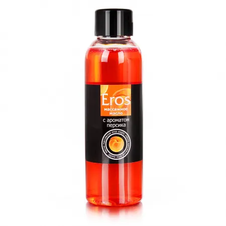 Масло массажное EROS EXOTIC, аромат персика, 75 мл — купить в Уральск