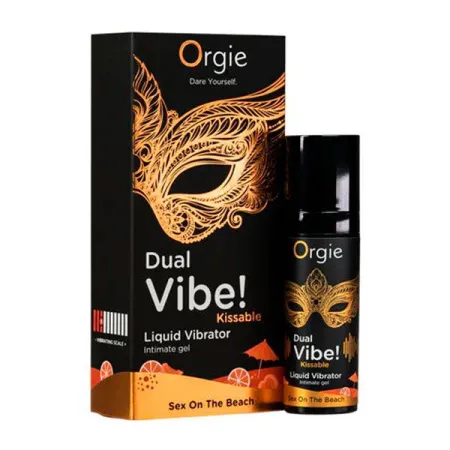 Жидкий вибратор Dual Vibe! Kissable Секс на Пляже, 15 мл — купить в Уральск