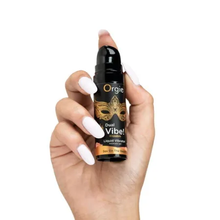 Жидкий вибратор Dual Vibe! Kissable Секс на Пляже, 15 мл — купить в Уральск 3