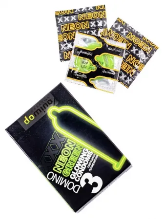 Презервативы светящиеся Luxe Domino Neon — купить в Уральск 3