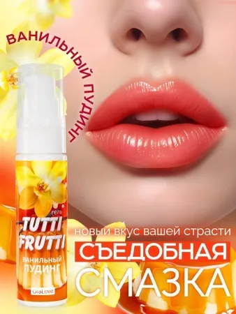Съедобная смазка Tutti-Frutti Ванильный Пудинг, 30 мл — купить в Уральск 2