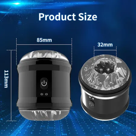 Нереалистичный мастурбатор, 10 режимов вибрации — купить в Уральск 5