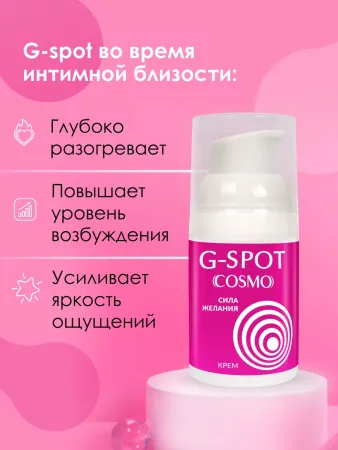 Возбуждающий крем G-Spot Cosmo Женский, 28 мл — купить в Уральск 3