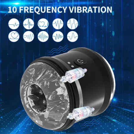 Нереалистичный мастурбатор, 10 режимов вибрации — купить в Уральск 2